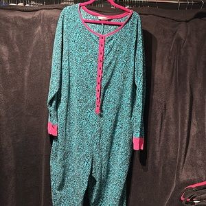 Women’s plus size long John style pajamas by Cacique Lane Bryant